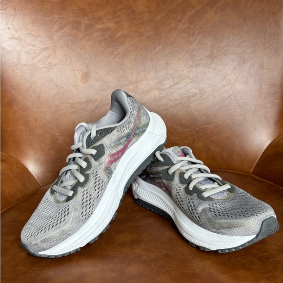 Saucony Women's Omni 20 Gray Running Shoes Size 6.5 - Picture 3 of 9